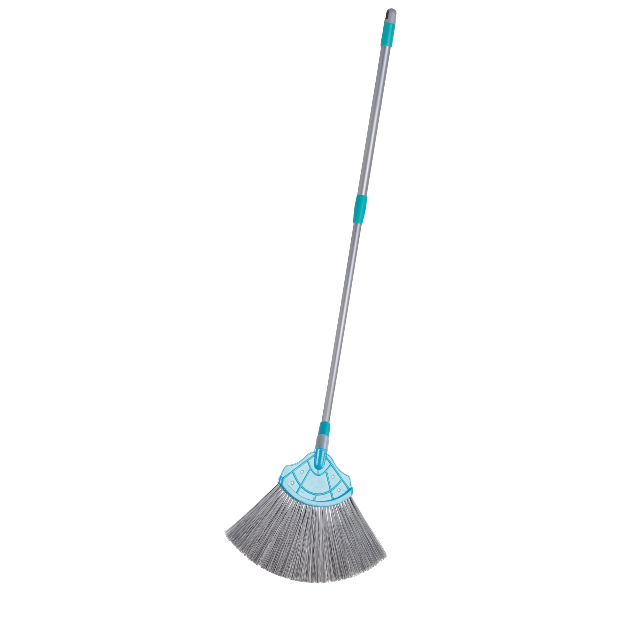 Plastic V Jhala Broom DLX with 150 cm Extendable Telescopic Handle I Cobweb Cleaner Broom|for Cleaning Wall Dust & Ceiling Fans - Turkish Dark Green, Floor