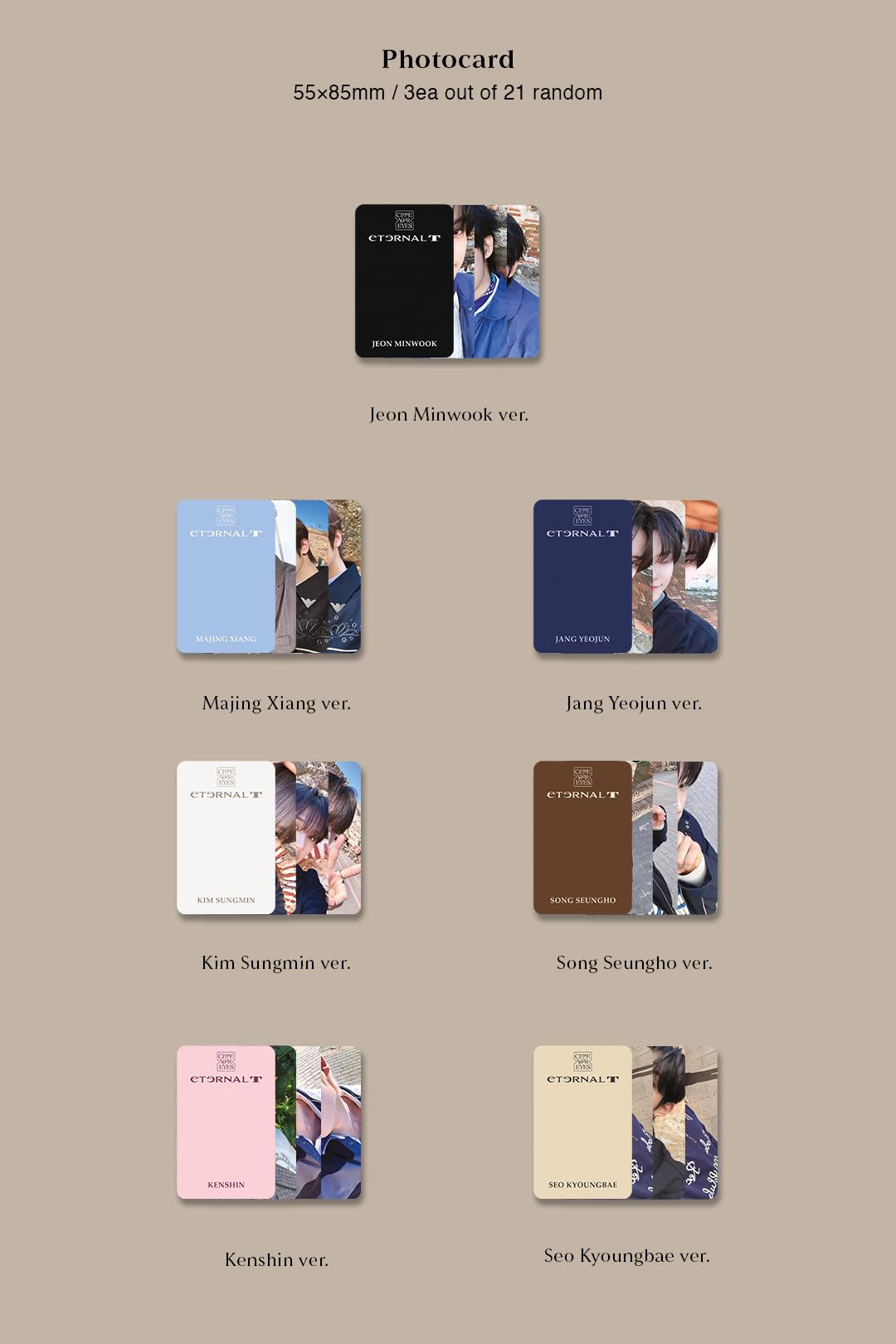 CLOSE YOUR EYES　ETERNALT　サノク　ソンミン　トレカ Amazon.com: CLOSE YOUR EYES ETERNALT [JEWEL Ver.] 1st Mini Album