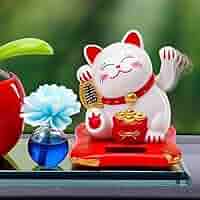 8/7迄限定値引✨開運 良縁祈願　愛らしい招き猫「ダンシング猫5号」特別製作品 8/7迄限定値引✨開運 良縁祈願 愛らしい招き猫「ダンシング猫5号