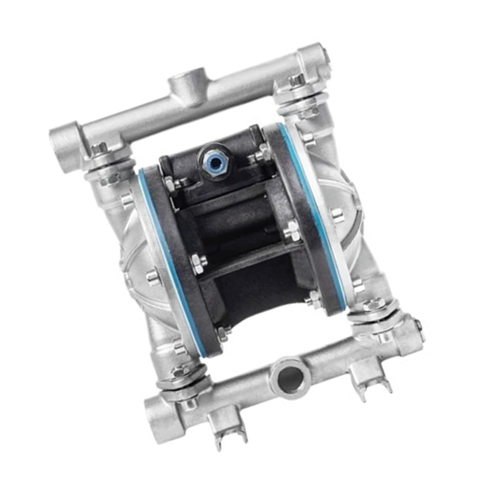 Pneumatic Diaphragm Pump QBY-15 Stainless Steel 316+F46 Flow Rate 1m³/h Inlet/Outlet DN15