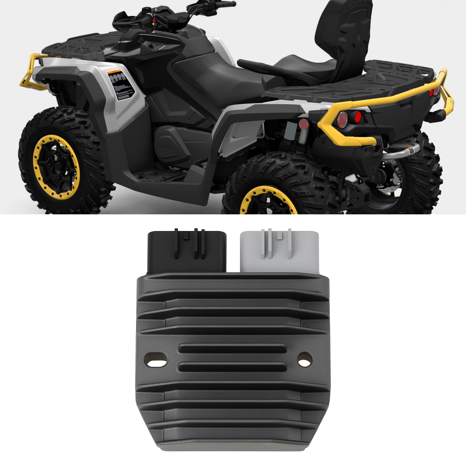 VGOL Regulador rectificador de 12 V de repuesto OEM 710000870 710000908 710001103 710000261 compatible con Can-Am Outlander Renegade 2003-2024
