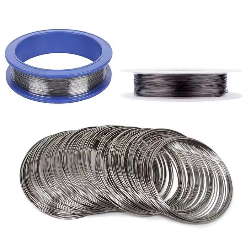 1pcs Tungsten Wires 99% Pure Tungsten Wire 0.01mm 0.02mm 0.03mm 0.04mm 0.05mm 0.06mm 0.08mm 0.1mm 0.2mm 0.3mm 0.4mm - 0.8mm (0.5mmx2m)