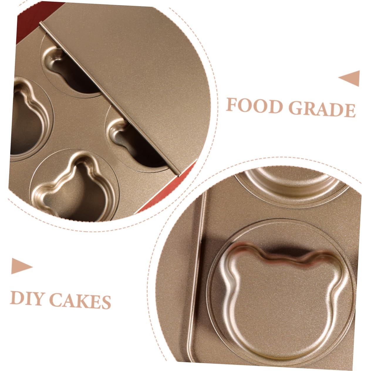 SHOWERORO 1satz Wiederverwendbare Metallkuchenform Bärchenform Backform Für Schokoladenkuchen Und Gebäck Backzubehör Für Ofen Und Mikrowelle