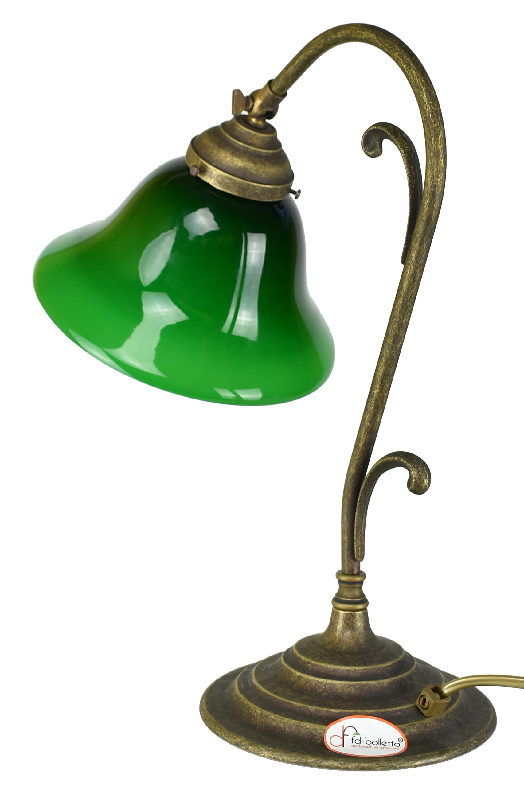 Lamparas de mesa,lampara de mesa noche, escritorio,lampara pantalla techo m29 Medidas: altura 36,5cm, Ø vidrio 19cm, Ø base 15,3cm