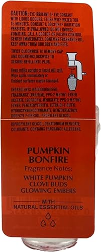 Miniatura 3 de Bath & Body Works White Barn Pumpkin Bonfire Wallflowers - Recambios de fragancia para el hogar, paquete de 2
