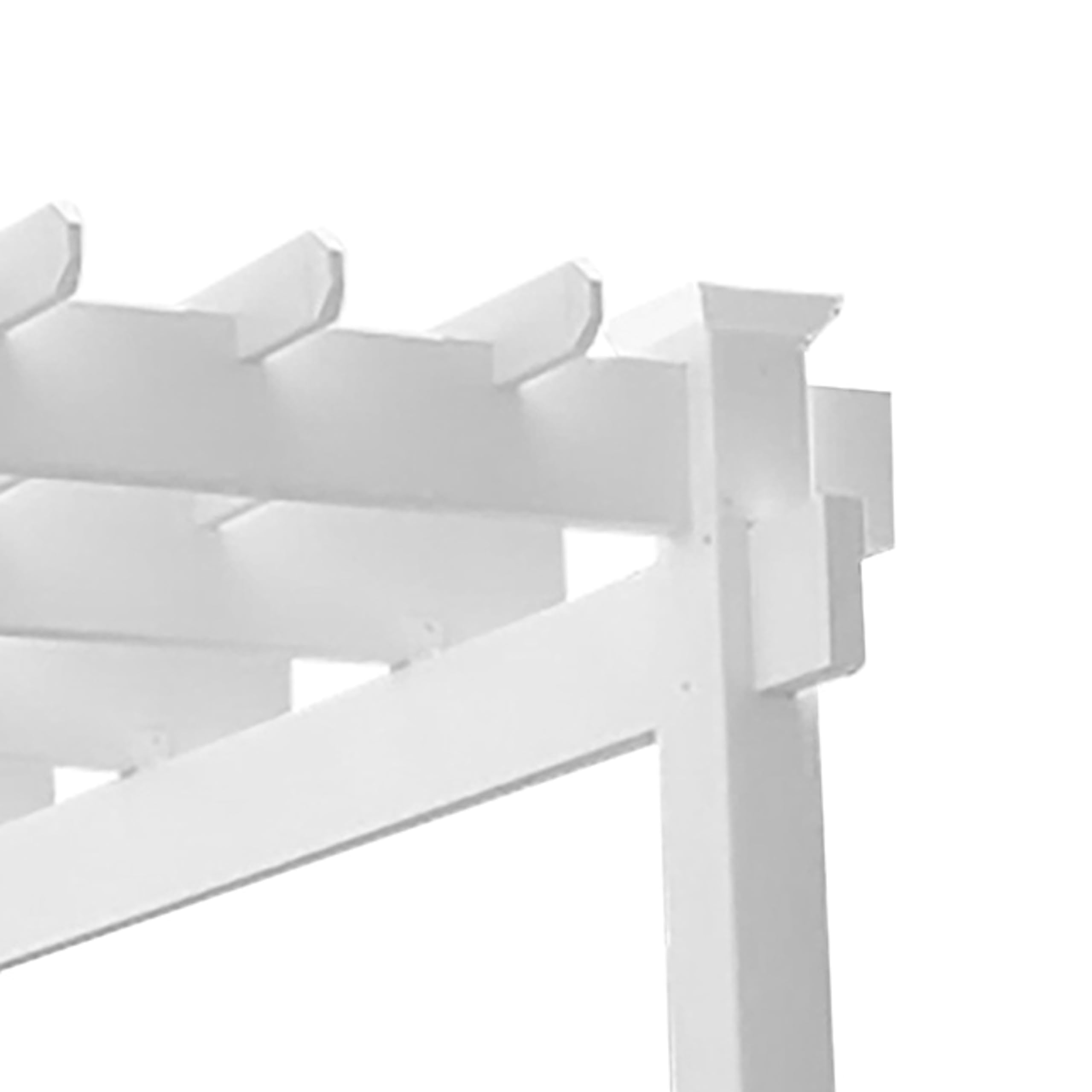 Dura-Trel Wellington Pergolato In Vinile Bianco, Resistente Alle Intemperie, 127x223,5x71,1 Cm, Con Picchetti In Acciaio, 20 Anni Garanzia - 5