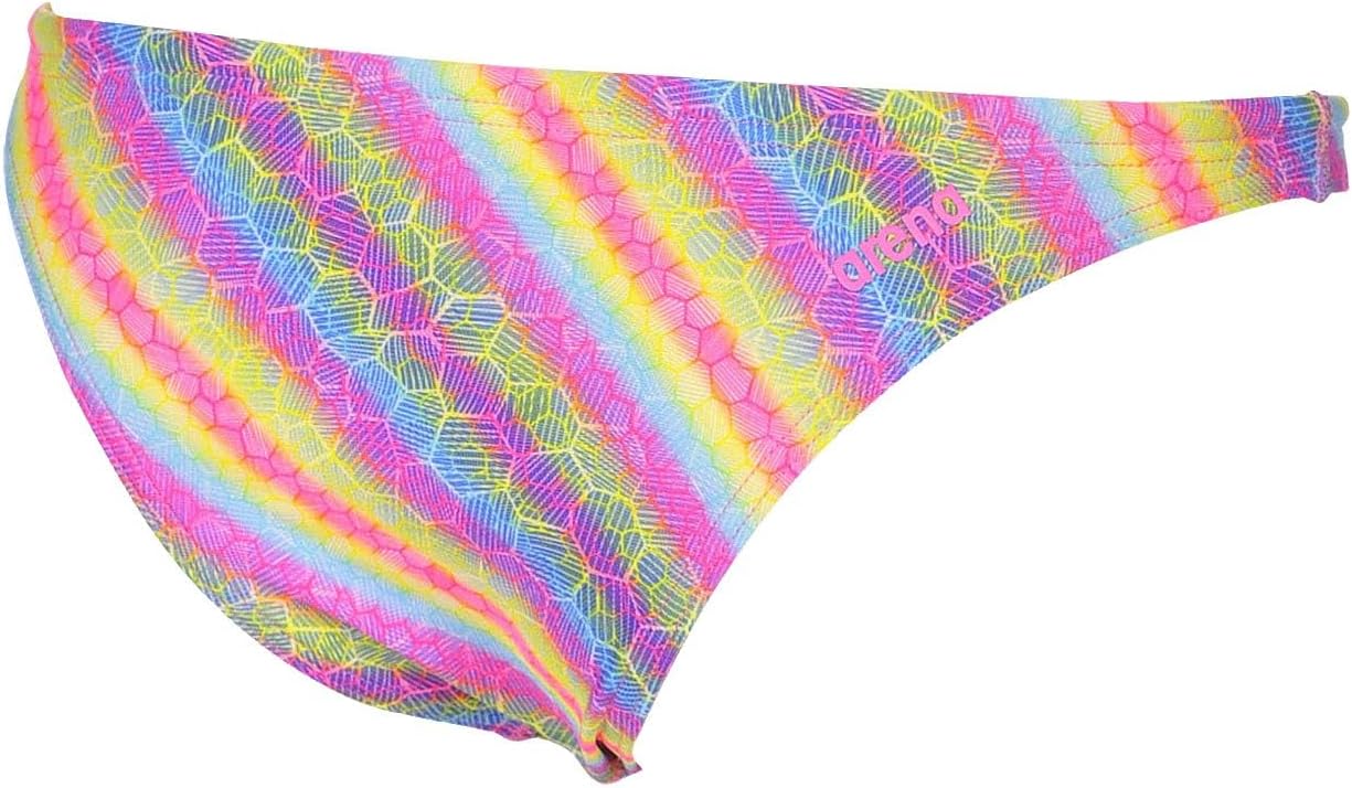 ARENA Rulebreaker Free Brief Bikini Bottoms Athletic Sport Swimsuit for Women, Paparazzi, Medium