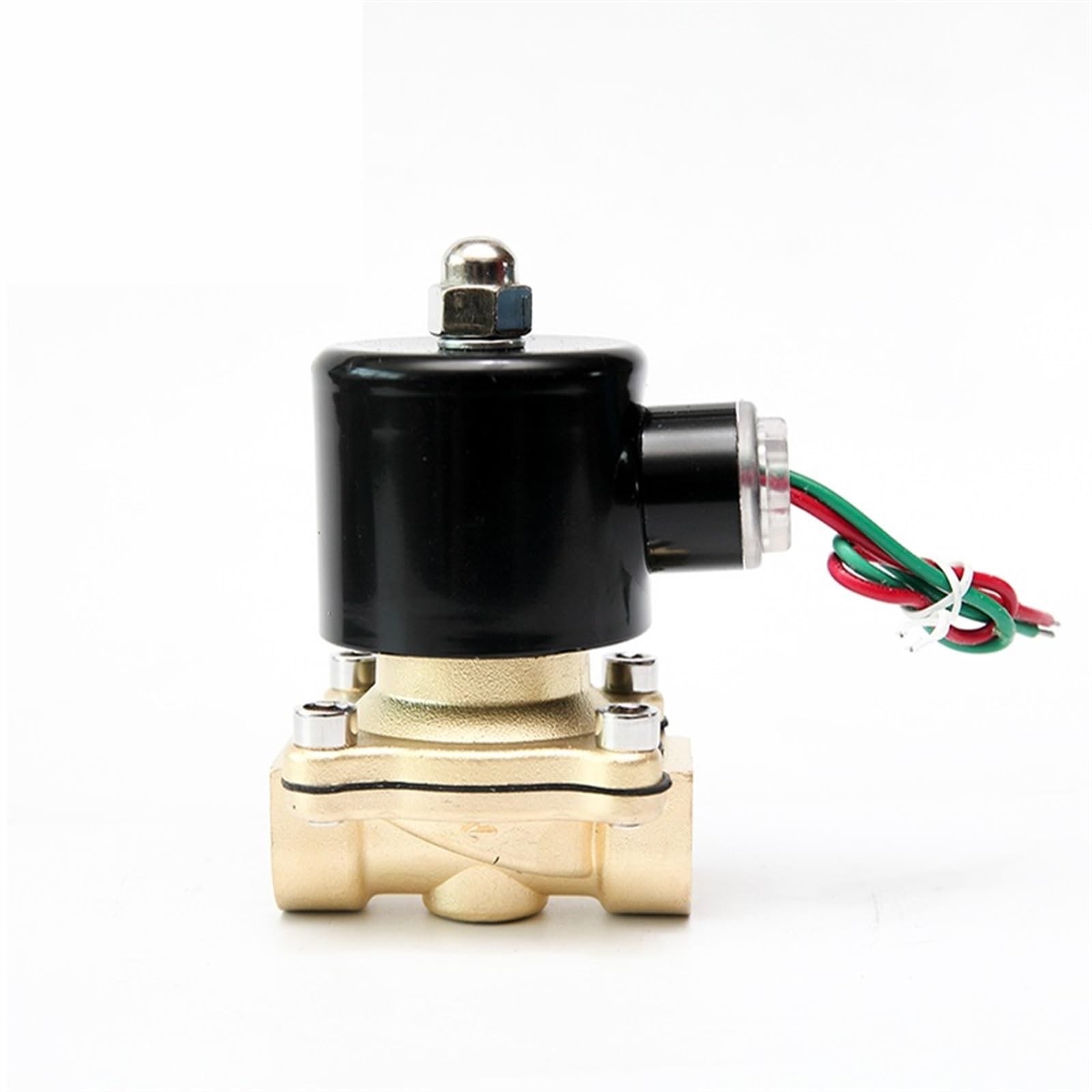 QEFHSVVZE 1/2 220v 110v 24v Solenoid Valve Normally Closed Brass 1Pcs(380vac,BSP)