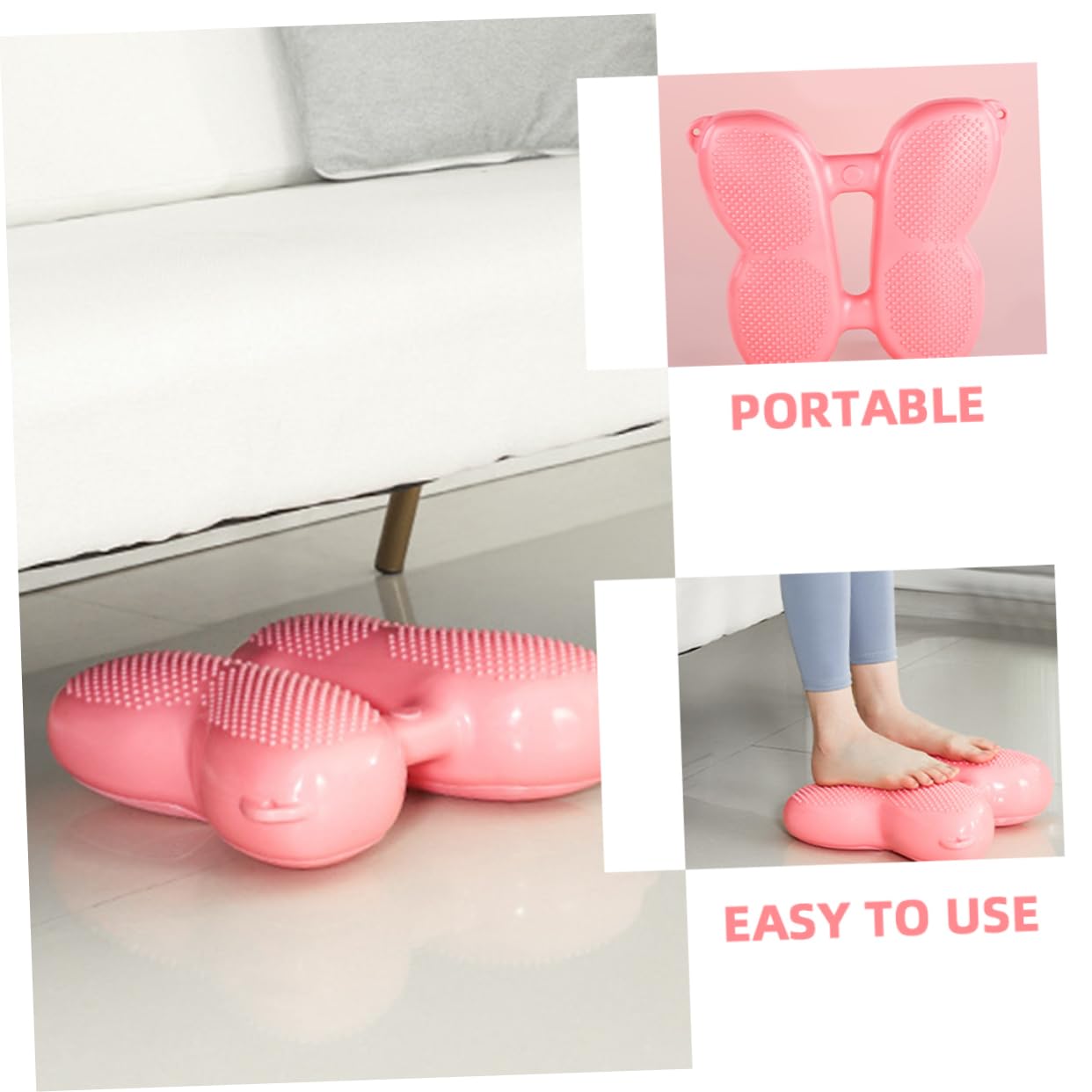 Máquina de Pasos Inflable Rosa de PVC para Uso Doméstico
