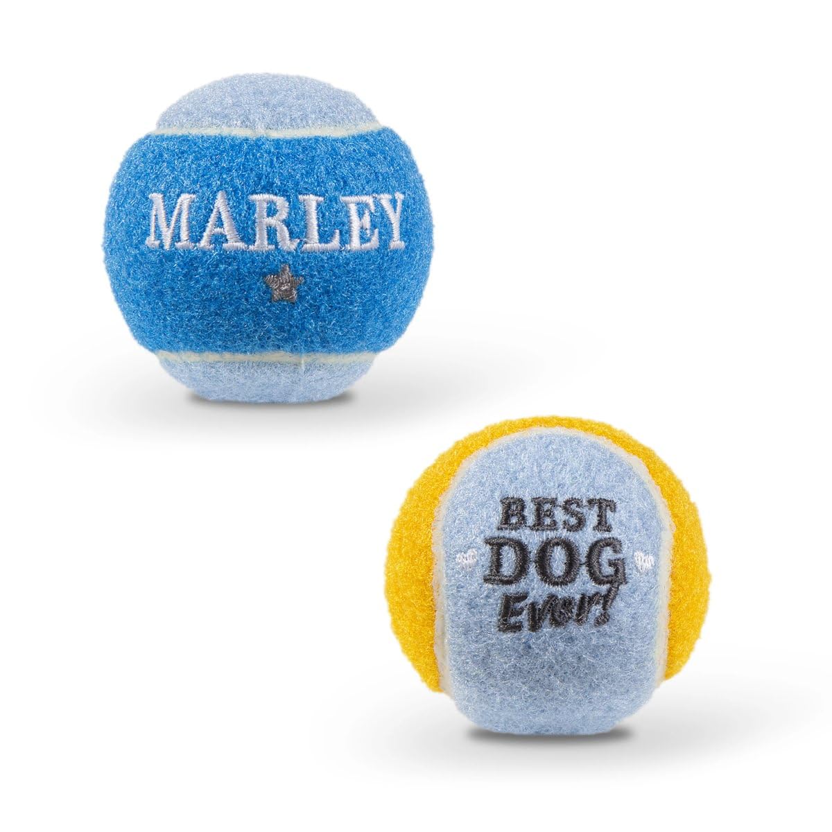 History & Heraldry Personalised Dog Balls – Pet Toy for Fun & Play – Durable, Chew-Resistant Fetch Balls for Small, Medium & Large Dogs (Marley)