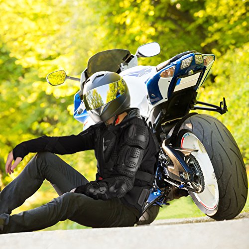 Gute Motorcycle Protective Jacket with Full Body Armor, Motocross Protective Jacket Armour, Sport Motocross MTB Racing & Off-Road Chest Protection Dirt Bike Gear for Men (2XL) - Image 7