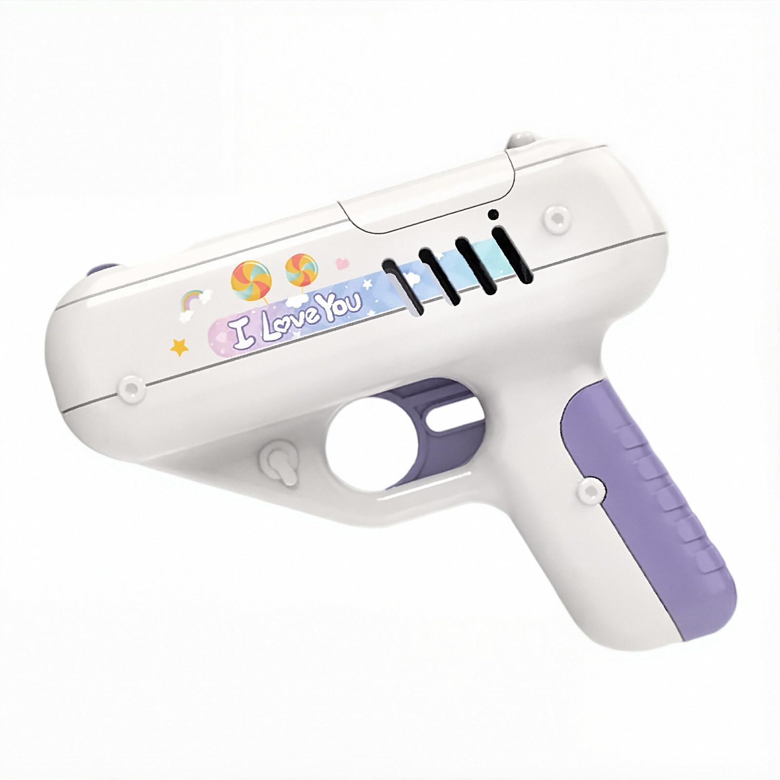 NVOQILIN Interactive Candy Guns Toy For Party Fun With Flashing Light And Sound Popular Lollipop Launching Toy for