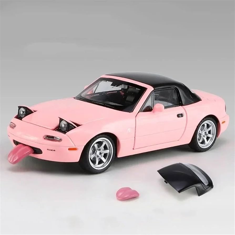 1/32 dla Mazda MX5 samochodzik-zabawka symulacyjna ze stopu metali