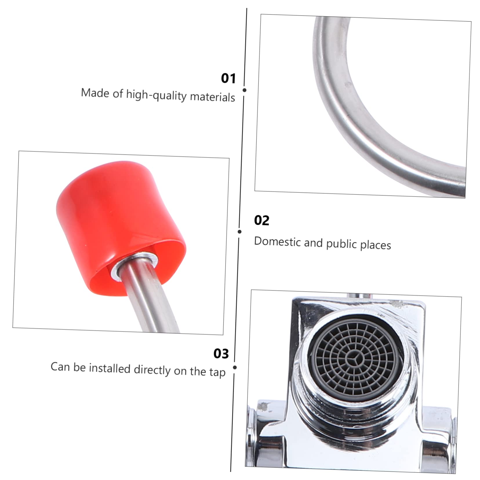 Lavaojos Montado Grifo de Acero Inoxidable 304, Plata | Activación Rápida, Caudal Regulable, para Laboratorios y Fábricas Químicas