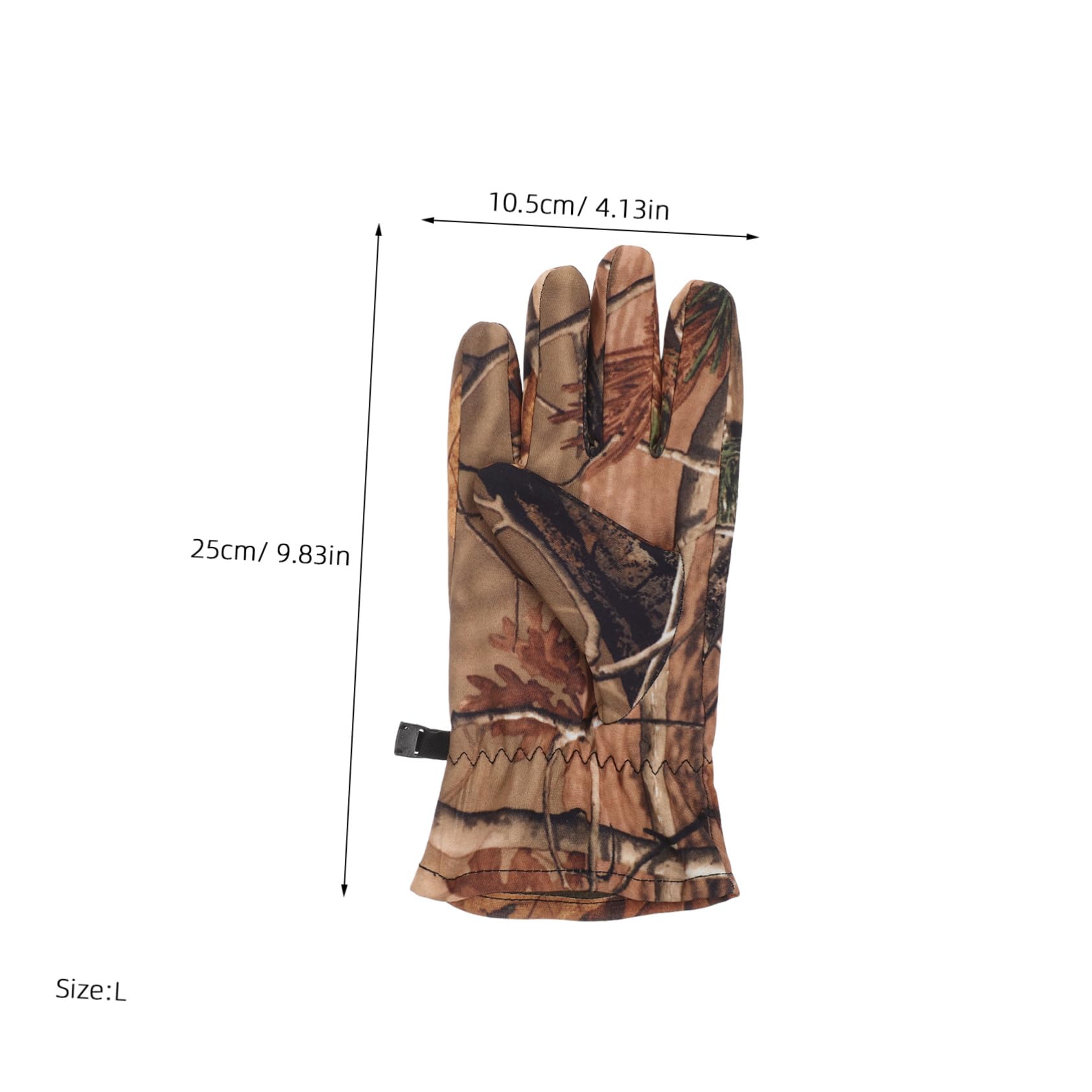 Yardwe Waterproof Ski Gloves for Men Warm Winter Hunting Gloves Fleece Lining for Outdoor Activities