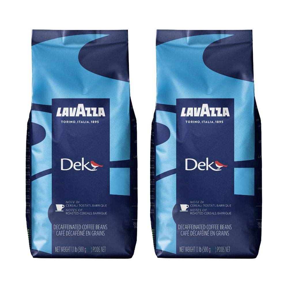 Lavazza Dek, Decaffeinato, Café en Grano, 2x 500g