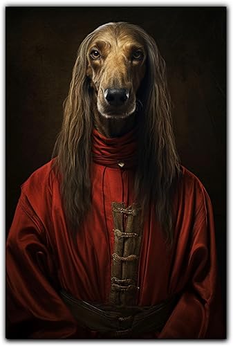 Miniatura 469 de Thuan Chow Chow Retrato de mascota con disfraz real de perro en un disfraz retrato de perro con vestimenta Retrato medieval de mascota retrato