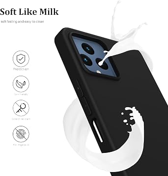 Case for blu G91S Phone Case TPU Soft Silicone Cover, Shockproof Silicone Phone Case with Microfiber Lining(Black)