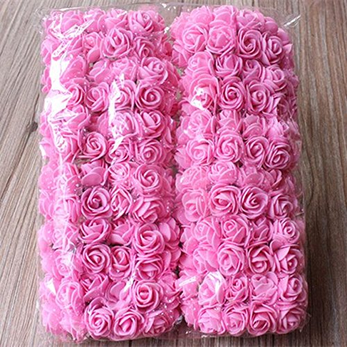 EvishaArtificial Flowers (Pink, 144 Pc)