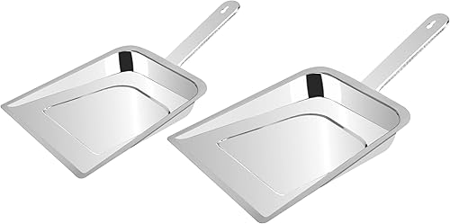 Miniatura 5 de Garden Of Arts - Molde para polvo de acero inoxidable, recogedor de polvo para el hogar y la cocina