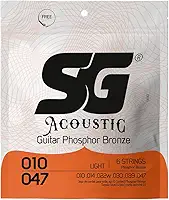 Encordoamento 010 SG Bronze Fosforo para Violão