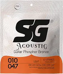 Encordoamento 010 SG Bronze Fosforo para Violão