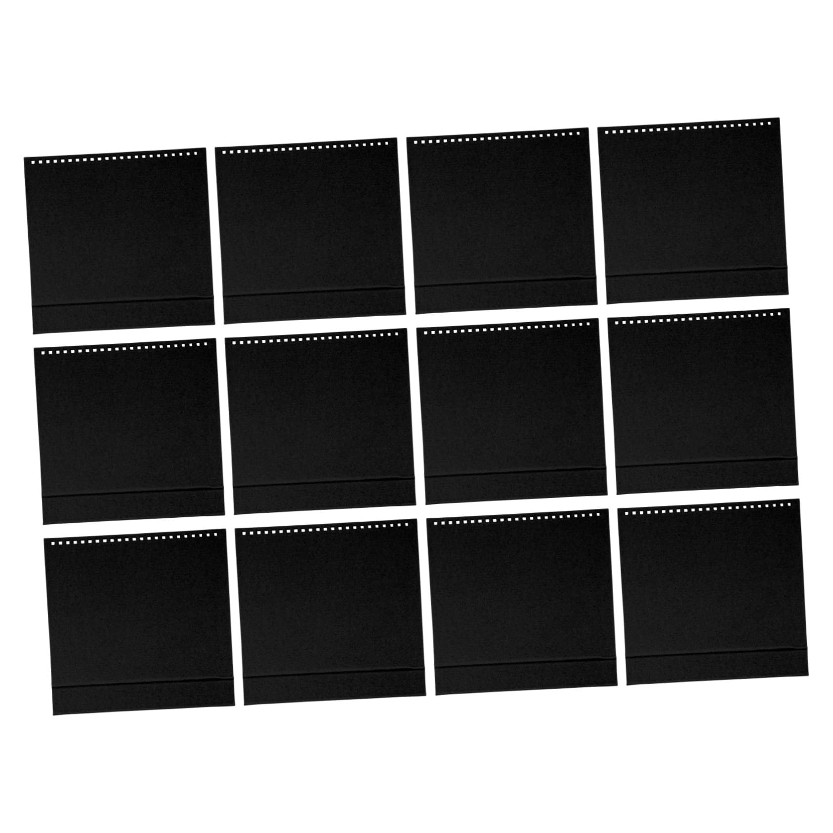 12 Piezas Base para Calendario de Escritorio DIY con Soporte Triangular Iridiscente para Hacer Calendario Base Estable para Manualidades y Decoración de Oficina