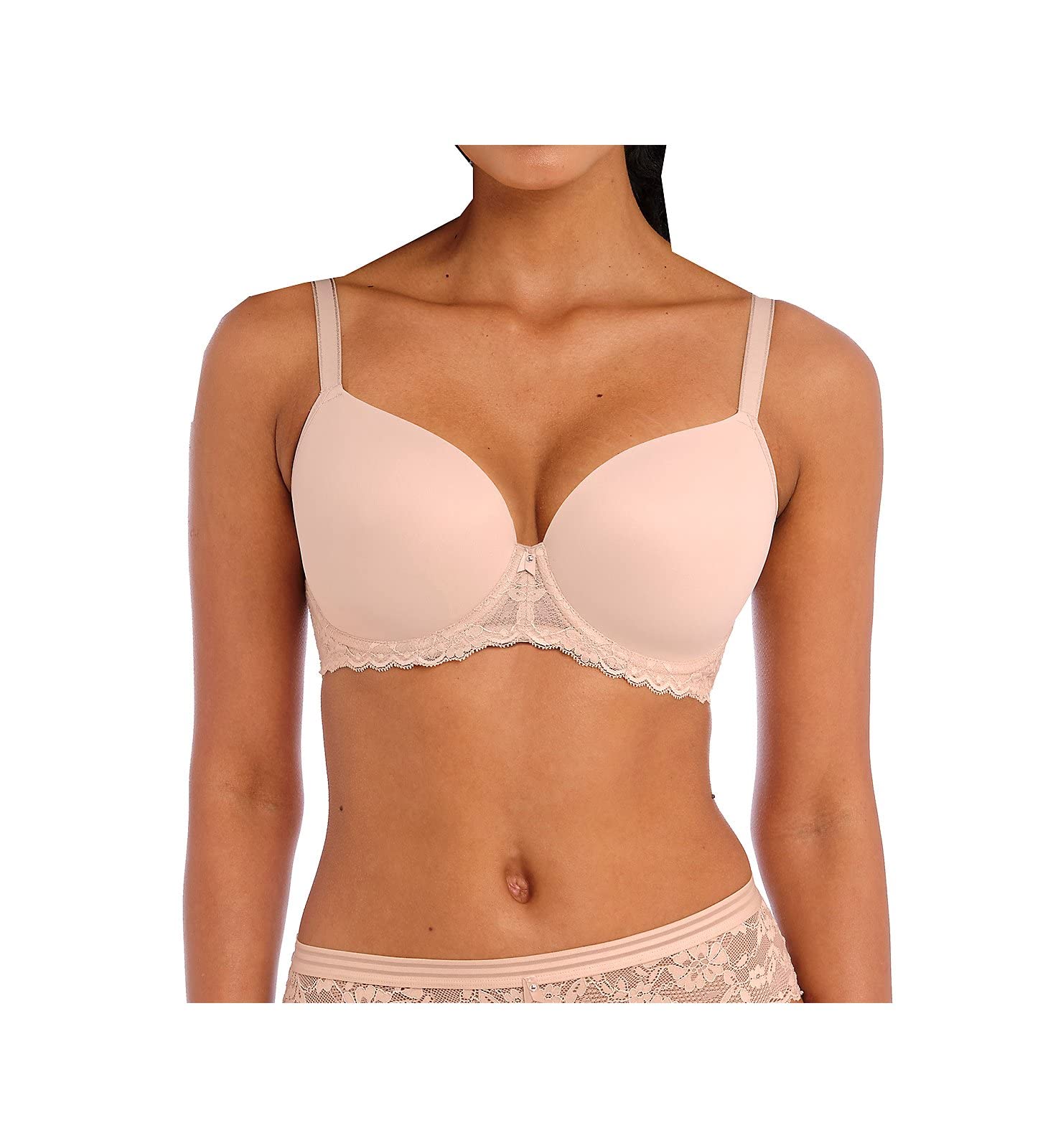 Freyawomens Offbeat Demi Plunge Molded T-shirt Bra Molded Bra