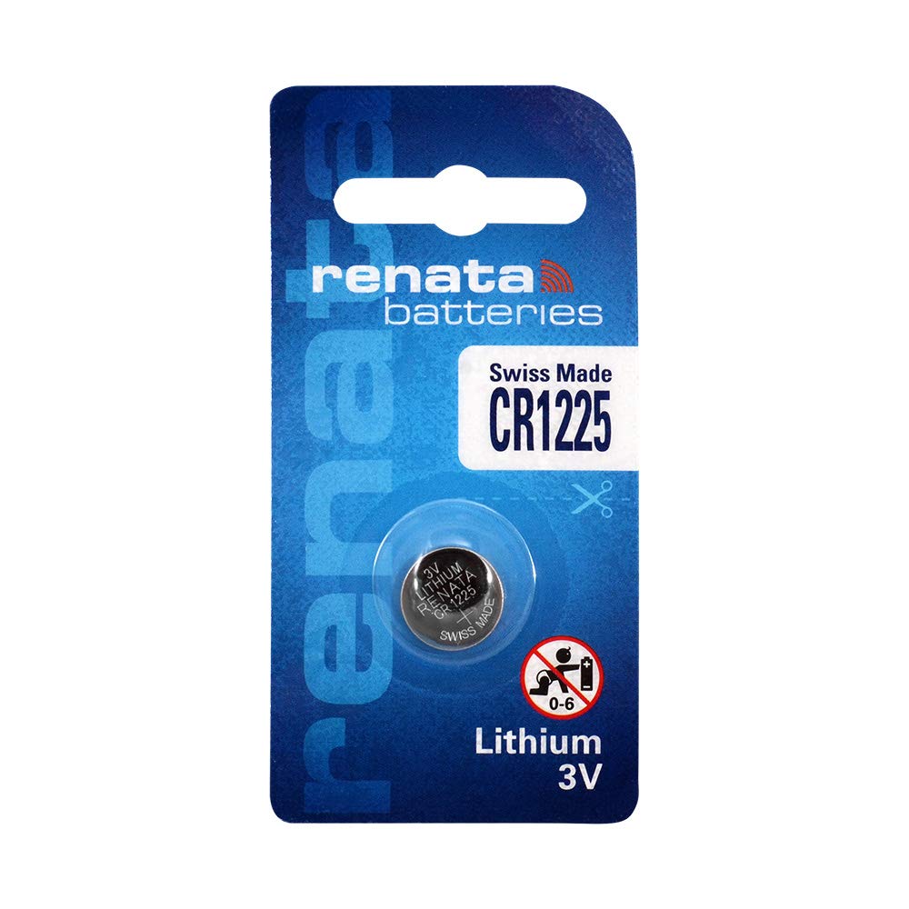 Renata - CR1225 Lithium Battery for Watches, Flashlights, Small Tools, Etc.(1 pc. blister pack)