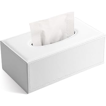 Kingfomtm Rectangular Leather Tissue Box for Home / Office / Car