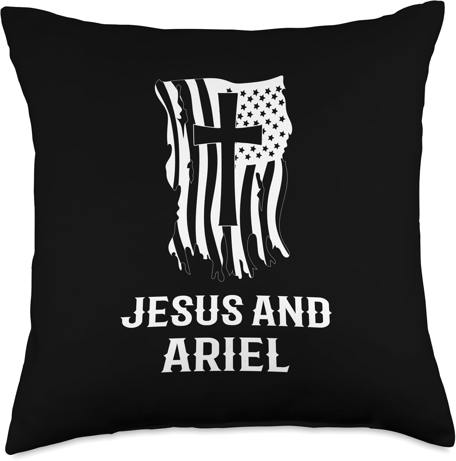 Jesus and Saint Ariel the Archangel Catholic Prayer Design