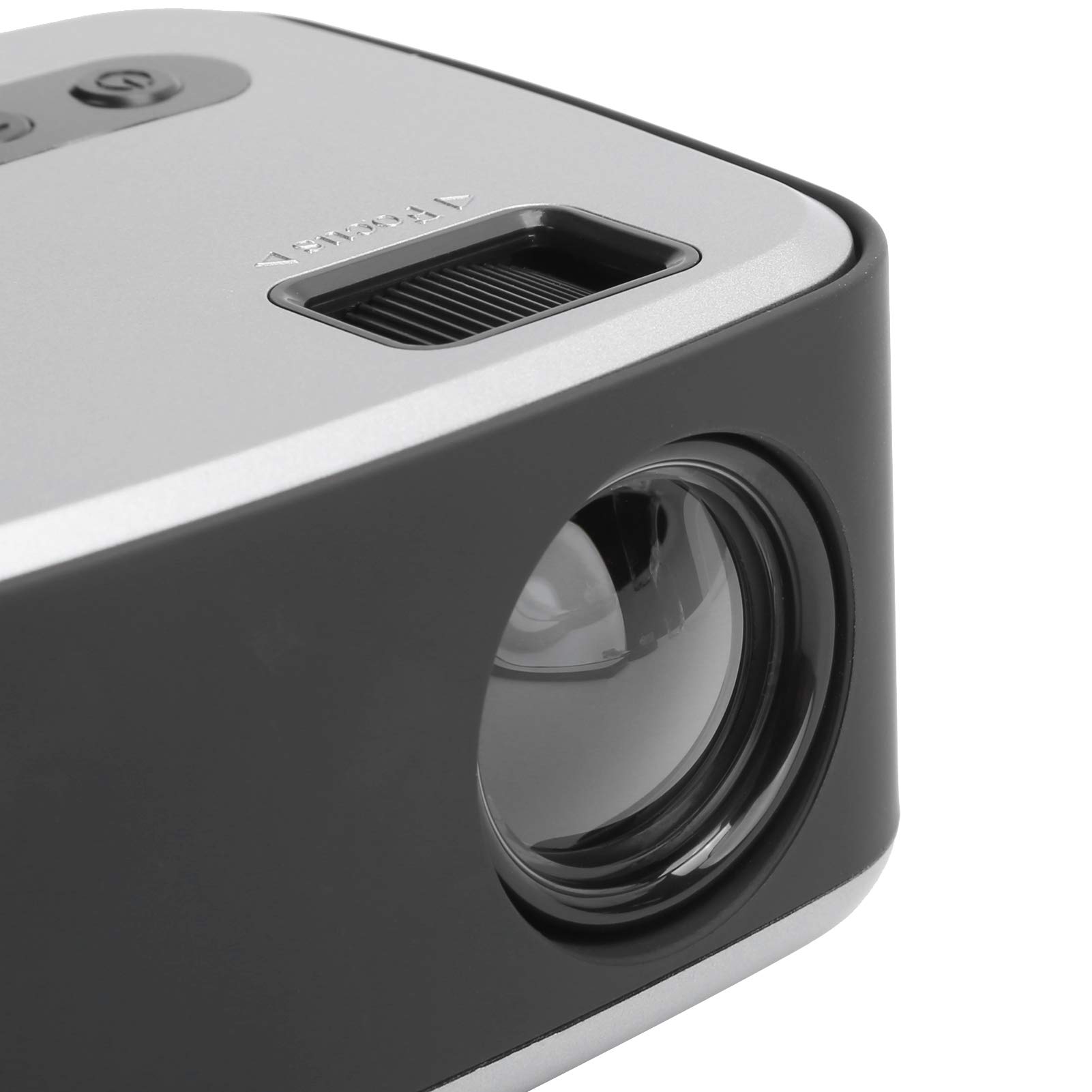 Videoproiettore 1920x1080p Portatile, Mini Proiettore Home Theater HD con Luce LED per Smartphone/PC/TVBox/Laptop / (Spina europea 100‑240 V)