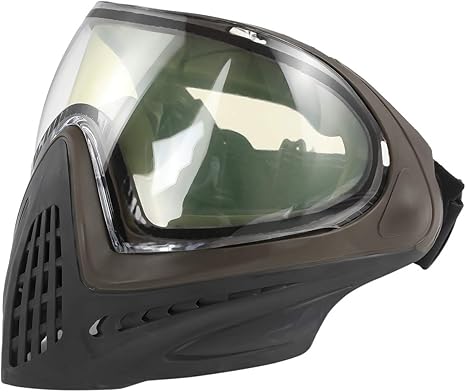 Amazon Fma ペイントボール用 フルフェイスマスク Grey Black Fm F0018 フェイスマスク 通販