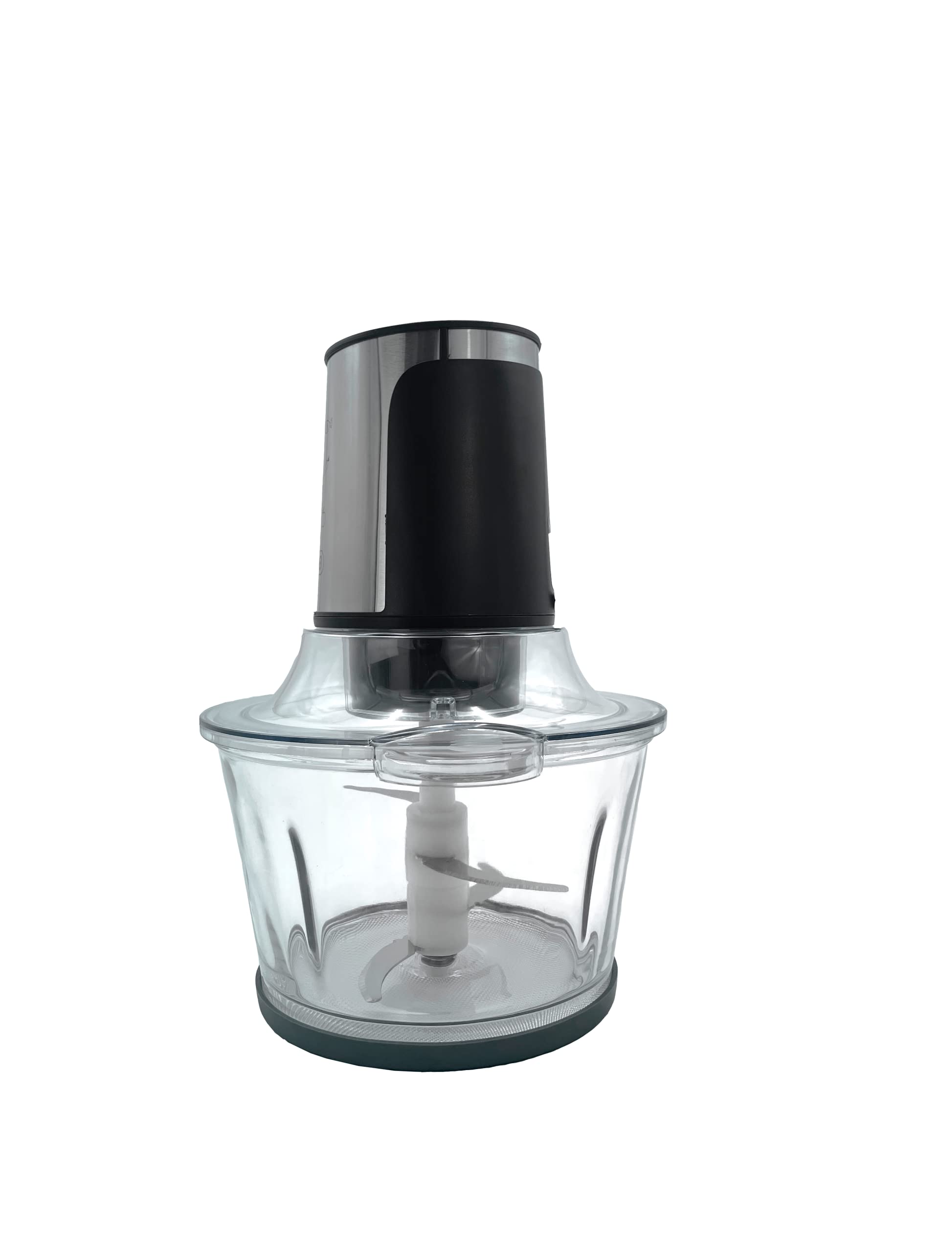 MAKA Tritatutto da Cucina Elettrico Ciotola in Vetro 1.5 Litri Tritacarne Passapomodoro 4 Lame Acciaio Inox 400W Frullatore Piedini Antiscivolo 2 Velocità Ciotola senza BPA Passaverdure Passata