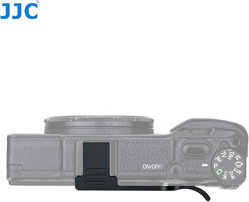 Miniatura 14 de JJC TA-GR3 Thumbs Up Grip para cámara GR III GR IIIx, GR IIIx Thumbs Grip, GR III Thumbs Up Grip, hecho de aleación de aluminio premium, agarre