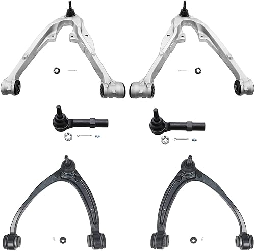 Miniatura 356 de Detroit Axle - Kit de brazos de control AWD para cargador Chrysler 300 Dodge Challenger Magnum, 2 brazos de control superiores delanteros con rótula