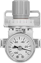 Jeanoko Pneumatic Vacuum Regulator, Air Pressure Regulator Air Regulator Valve ABS â€‘100 To â€‘1.3Kpa with Dial for Industry 80 Vacuum Regulator Valve Vacuum Pump Regulator camera v3 vacuum