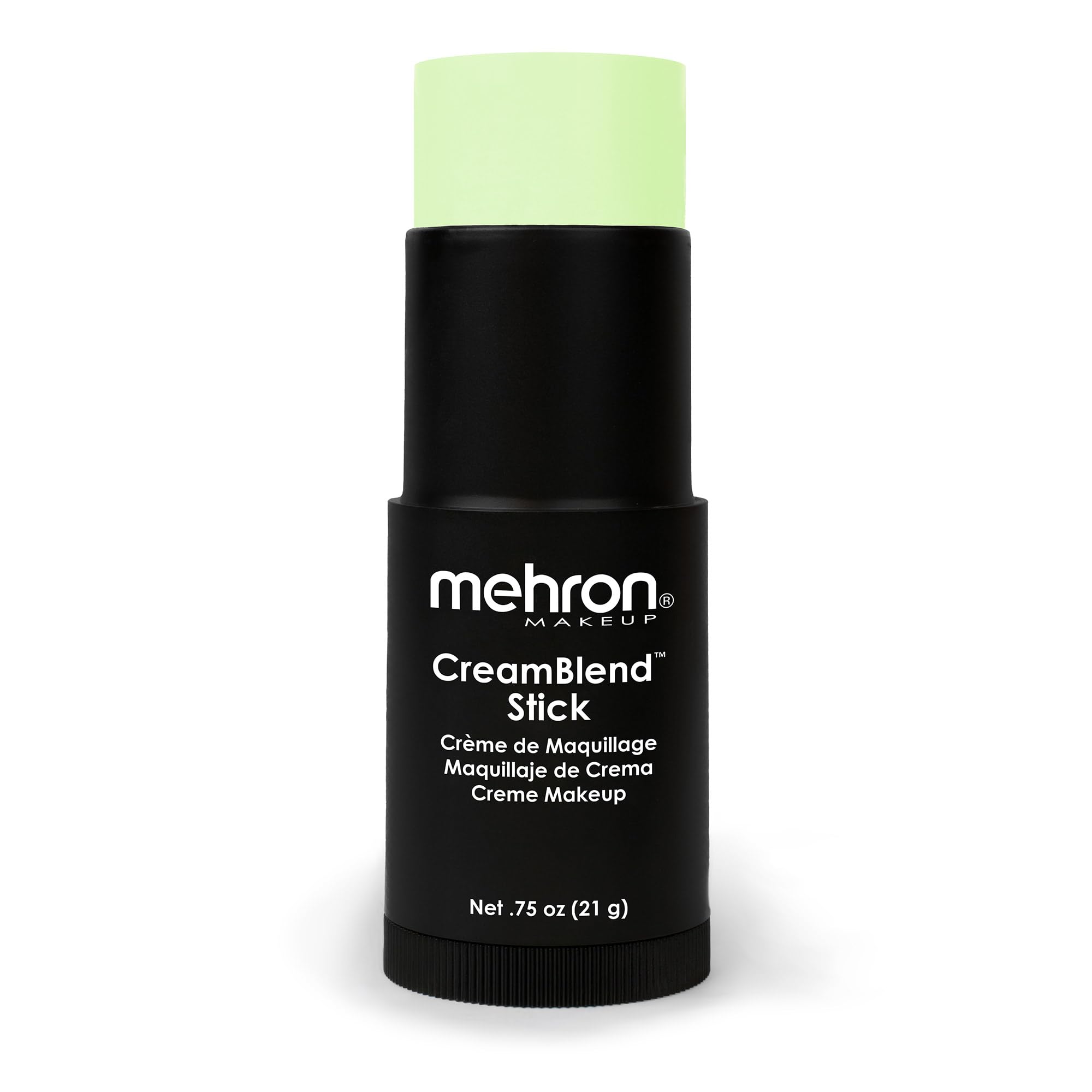 Mehron Makeup CreamBlend Stick - Cream Face &amp; Body Paint (Pastel Green, 1 Count (Pack of 1))