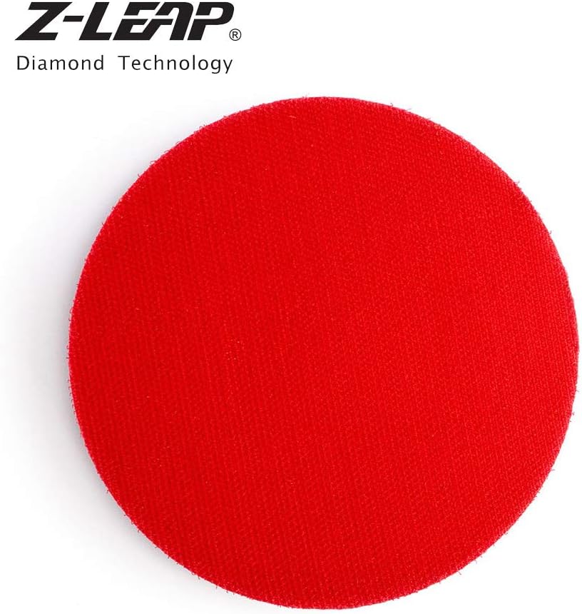 4" Hook and Loop Backer Pad with 5/8-11 Thread for Grinder Polisher Sanding Polishing