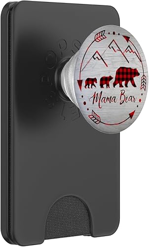 Miniatura 7 de Mama Bear Gift - Oso de peluche de búfalo con 2 cubos y soporte para teléfonos y tabletas Negro Negro