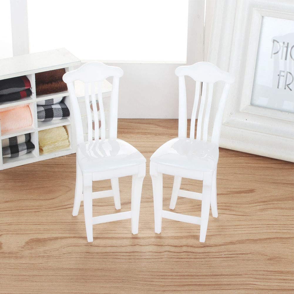 Set Mobili In Miniatura Scala 1/12 Per Casa Delle Bambole – Tavolo E Sedie Da Pranzo - Foto 4
