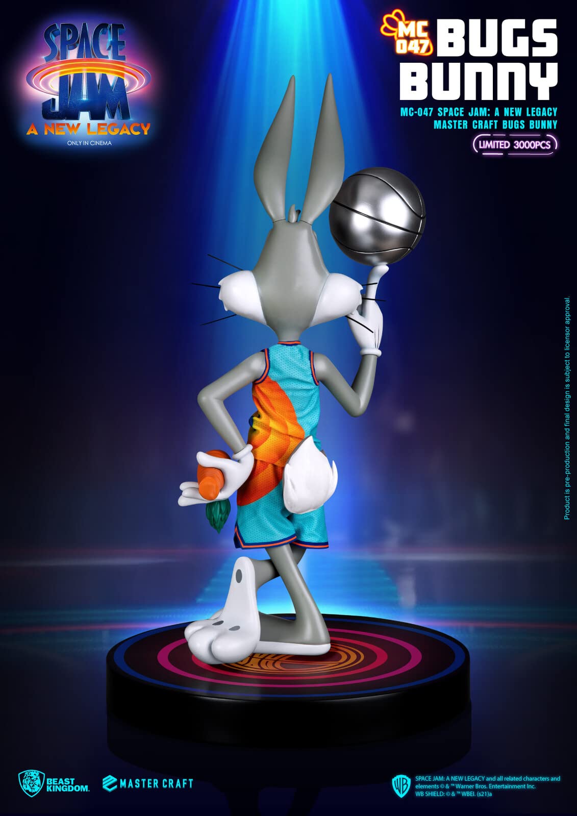 Amazon.com: Beast Kingdom Space Jam: A New Legacy: Bugs Bunny MC