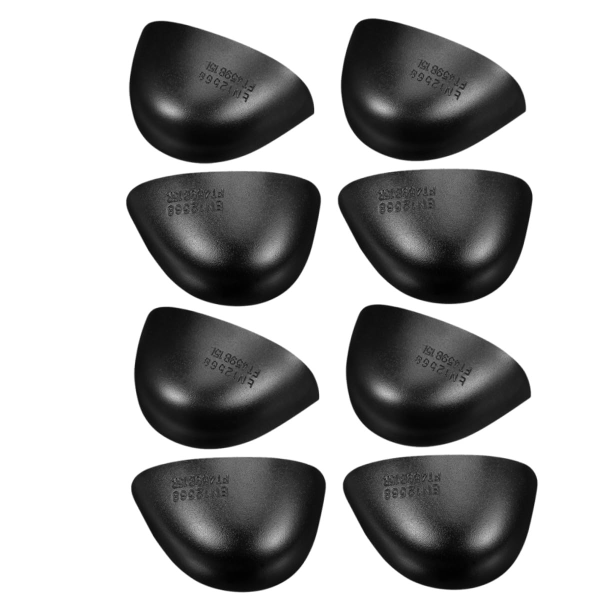 Embouts de Chaussures de Sécurité en Acier Noir, 4 Paires