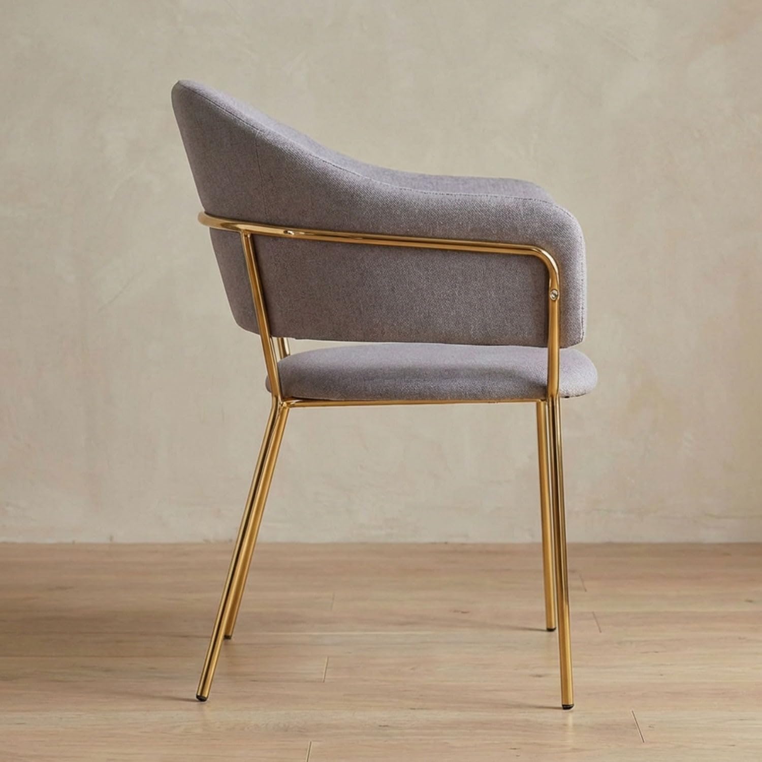 Menzzo Ulrick - Set di 2 sedie e poltrone in tessuto grigio