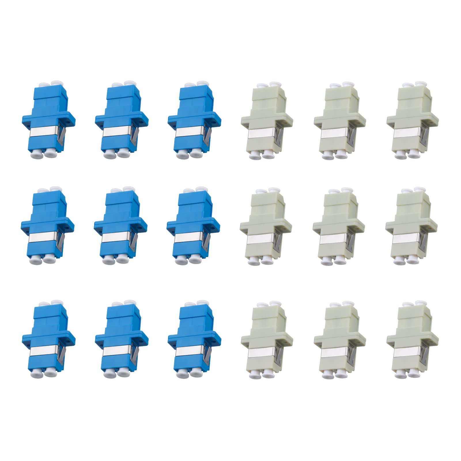 Coupleur fibre optique LC haute précision avec connecteurs monomode multimode - 8
