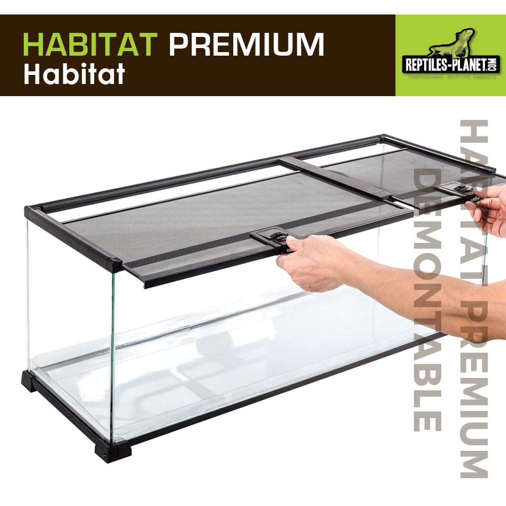 Reptiles Planet - Terrarium Habitat Premium Demontable - 76,2x30,5x30,5 cm