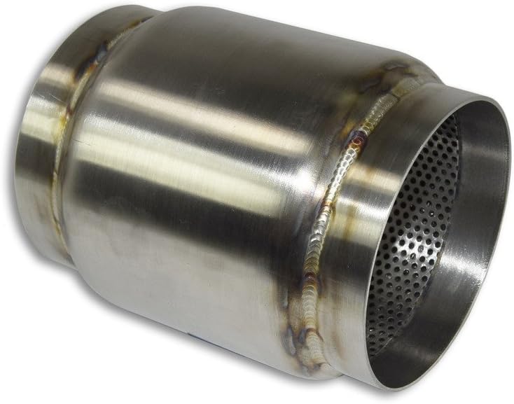 Stainless Headers Mfg. 4" X 4" Stainless Bullet Race Muffler - American Made