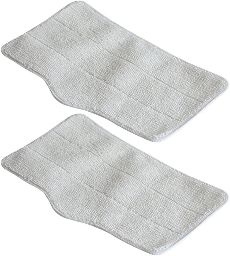 Almohadillas de limpieza de mapas de aspiradora de vapor for Xiaomi For Deerma Dem ZQ600 ZQ610 Accesorio de reemplazo de MOP de limpieza de manual (Color : 2pcs)
