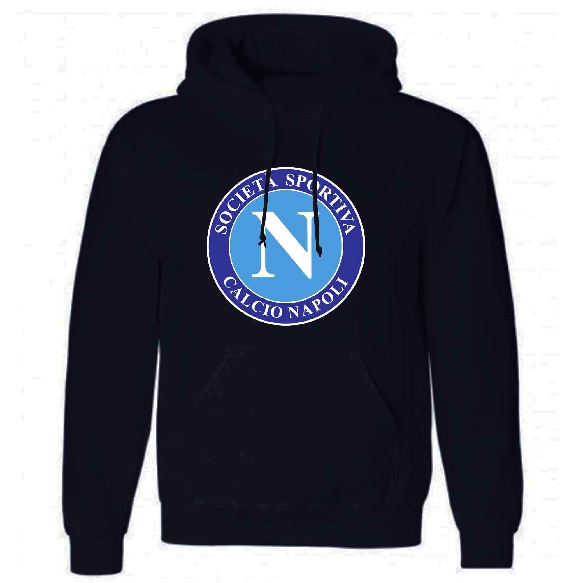 Men's Sweatshirt Ssc Napoli Retro Crest Hoodie