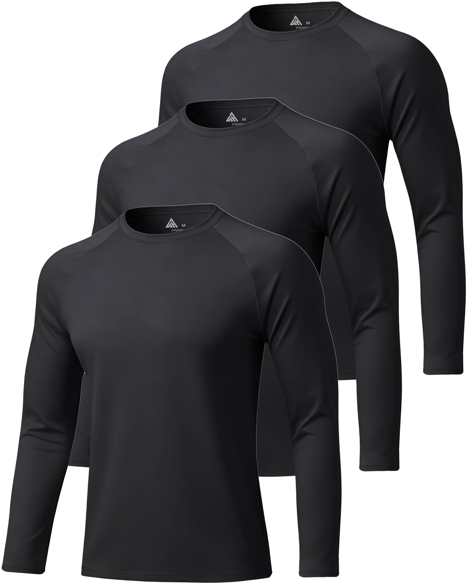 ZITY Long Sleeve Shirts for Men UPF 50+ Moisture Wicking Workout